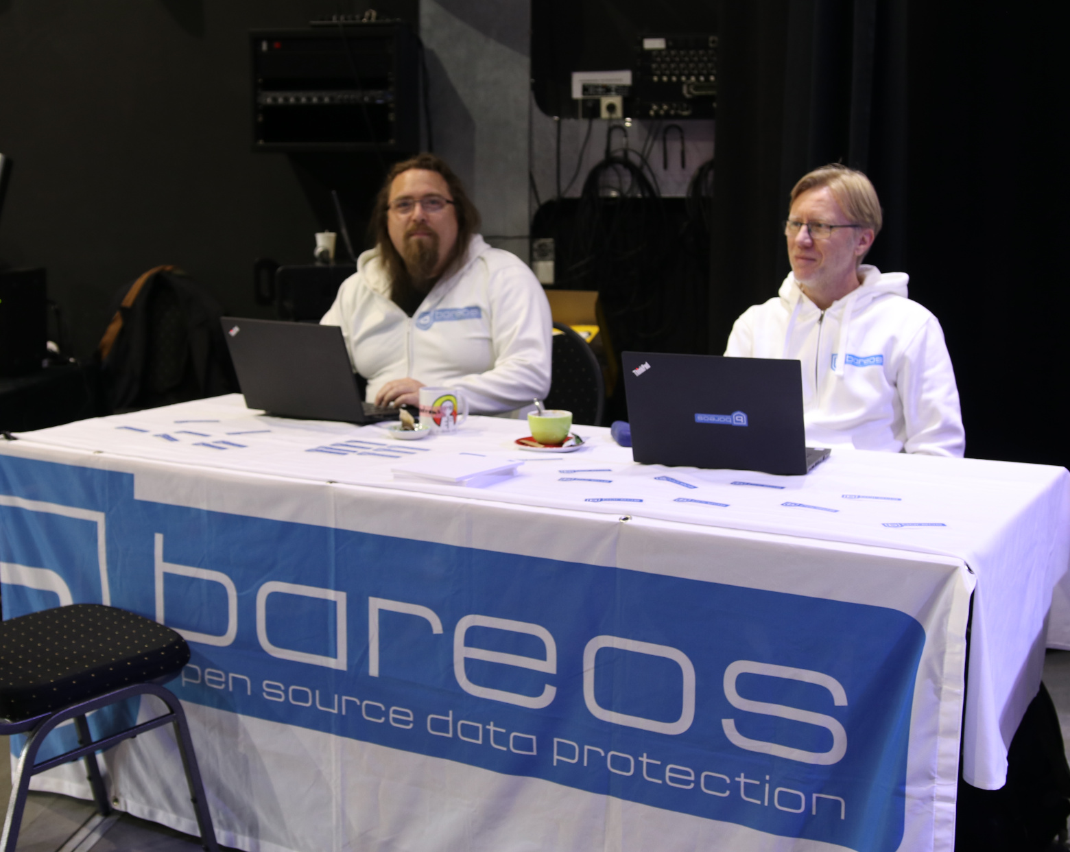 photo of the Bareos stand at T-DOSE 2023
